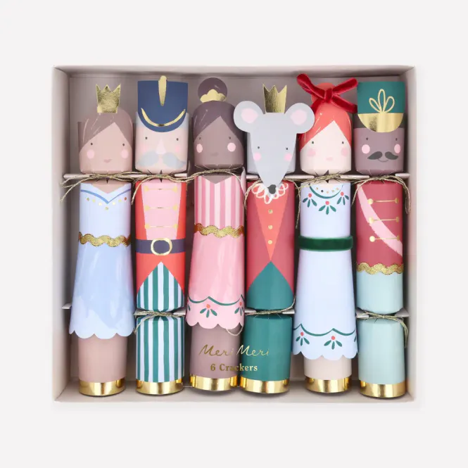 Hovedbilde NON-SNAP CRACKERS – Nutcracker – 6 stk – ...