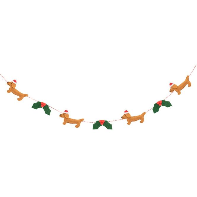 Hovedbilde JULEGIRLANDER – Dachshund – Sass & Belle