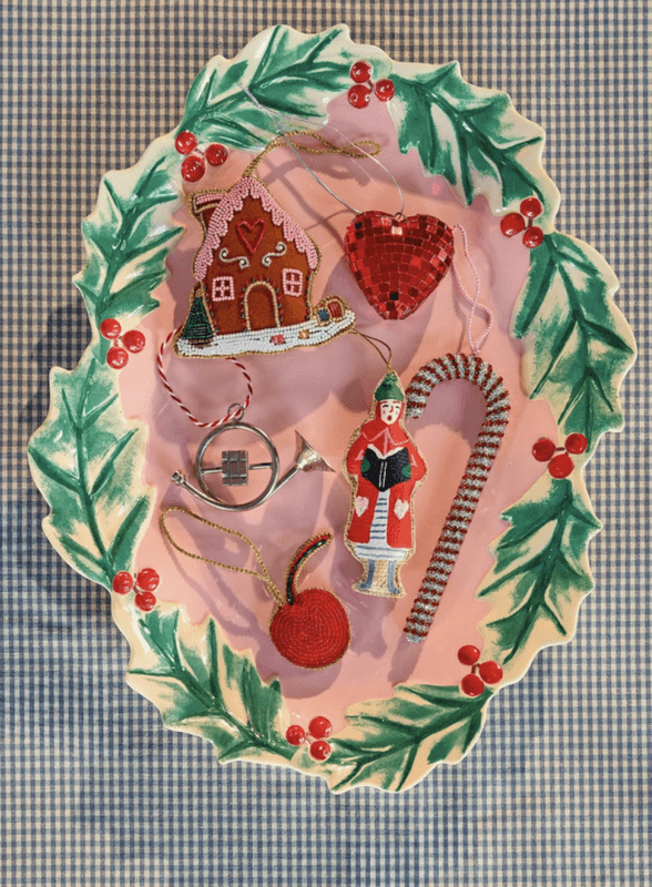 SERVERINGSFAT – Rosa med kristtorn – Rice