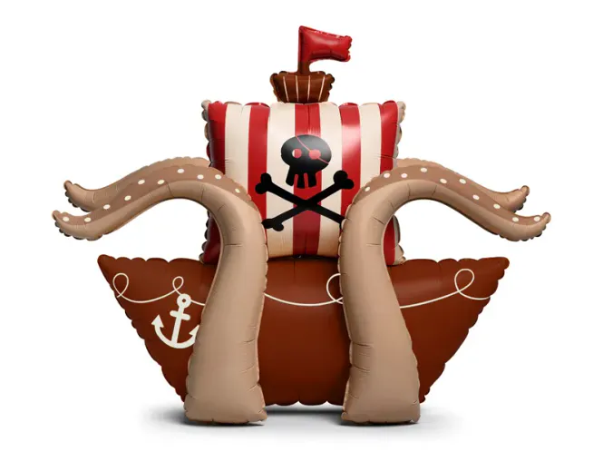 Hovedbilde FOLIEBALLONG – Stående piratskip – PartyDeco