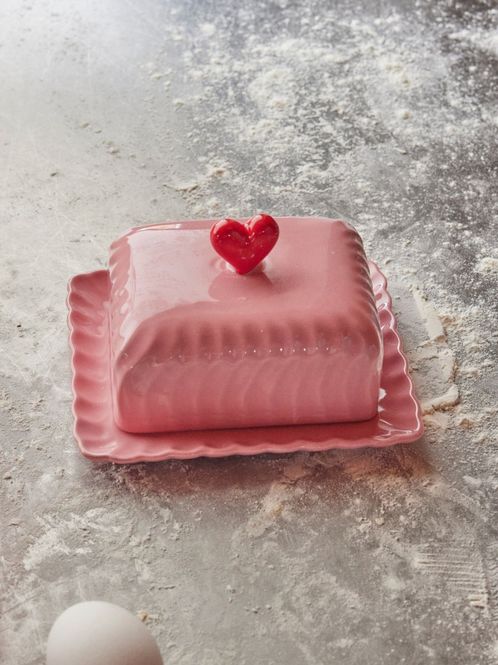 Hovedbilde SMØRBOKS – Rosa med hjerte – Rice