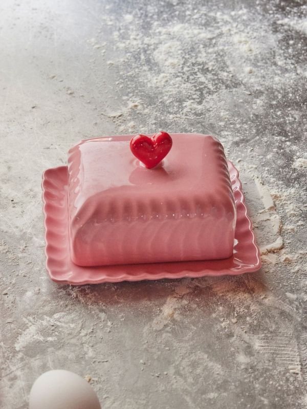 SMØRBOKS – Rosa med hjerte – Rice