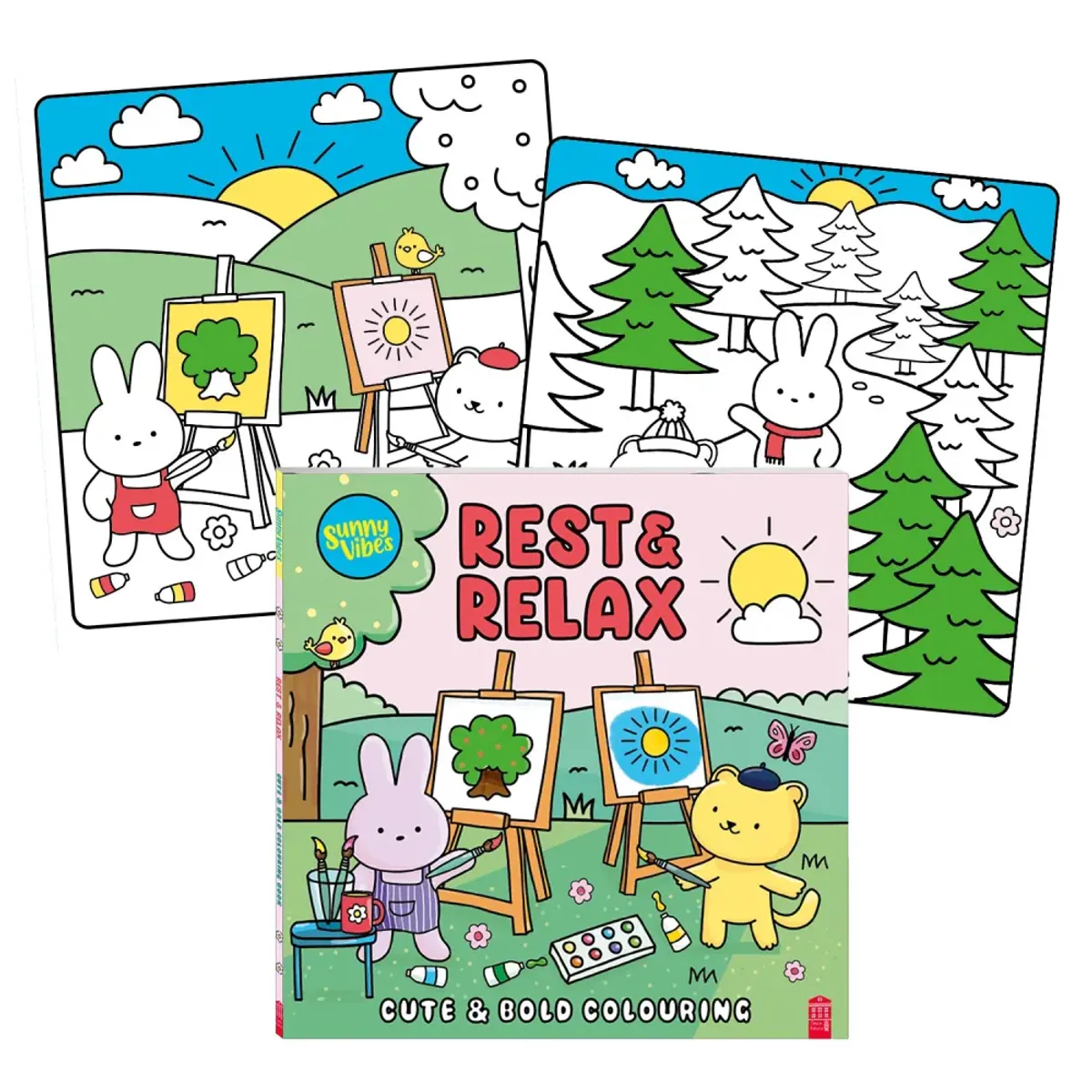 FARGELEGGINGSBOK – Rest & Relax – Sunny Vibes