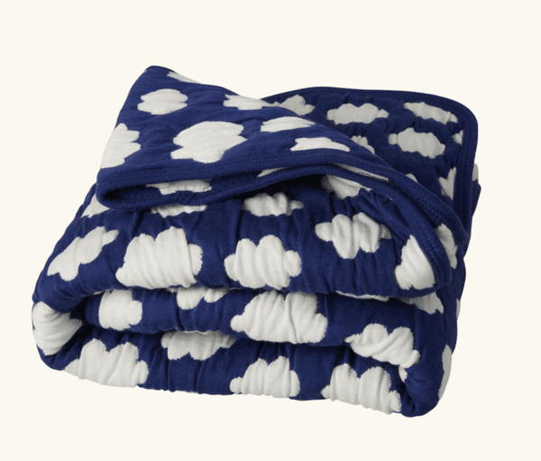 Hovedbilde QUILT TEPPE – Blå med skyer – SMALL – ...