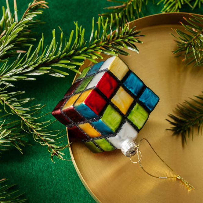 Hovedbilde JULETREPYNT – Rubiks kube – Sass & Belle