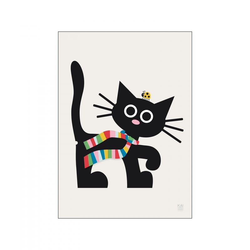 PLAKAT - Cat - 30 x 40 cm.