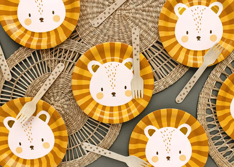 PAPPASJETTER – Løve – 6 pk – PartyDeco
