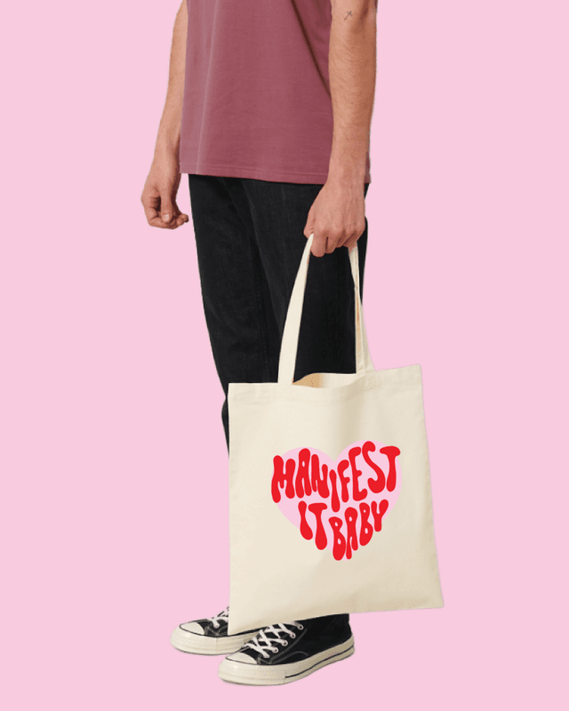 TOTEBAG – Manifest It Baby – Festligetrykk