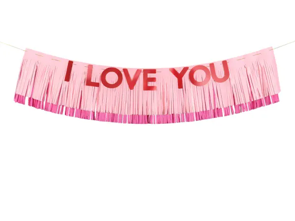 Hovedbilde GIRLANDER – I Love You – PartyDeco