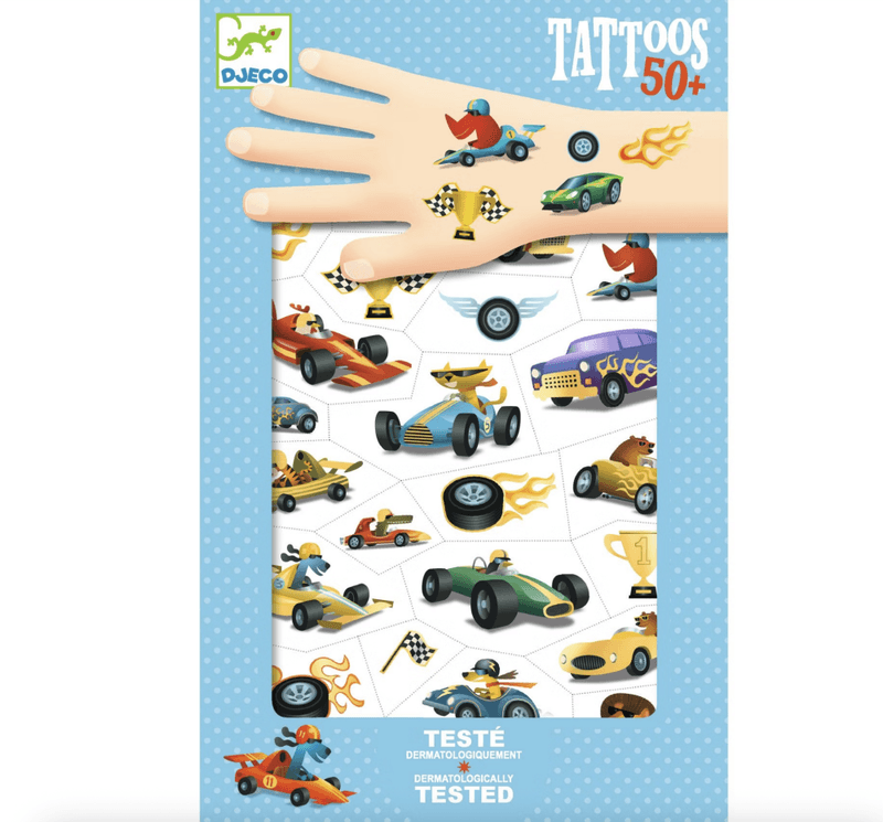 TATOVERINGER – Kule biler - Djeco