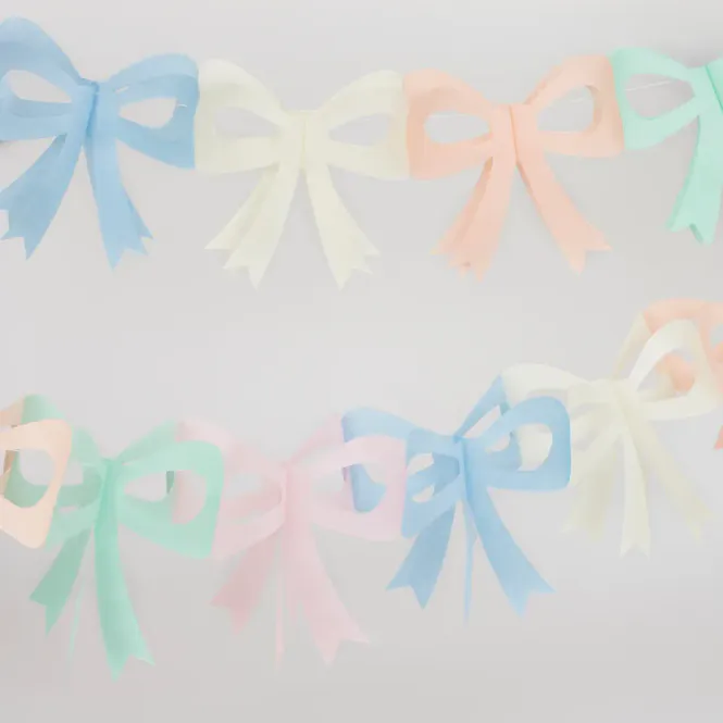 Hovedbilde GIRLANDER – Pastell Sløyfer – Meri Meri