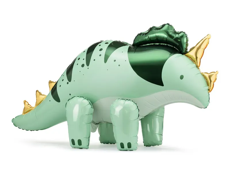 BALLONG – Dinosaur Triceratops – Grønn – PartyDeco