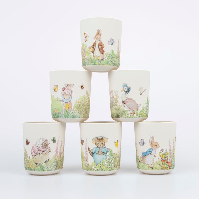 KOPPER – Peter Rabbit og venner – 6-pk – Meri Meri