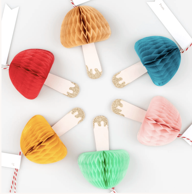 Hovedbilde GAVELAPPER – Sopp med honeycomb – 6 stk – ...