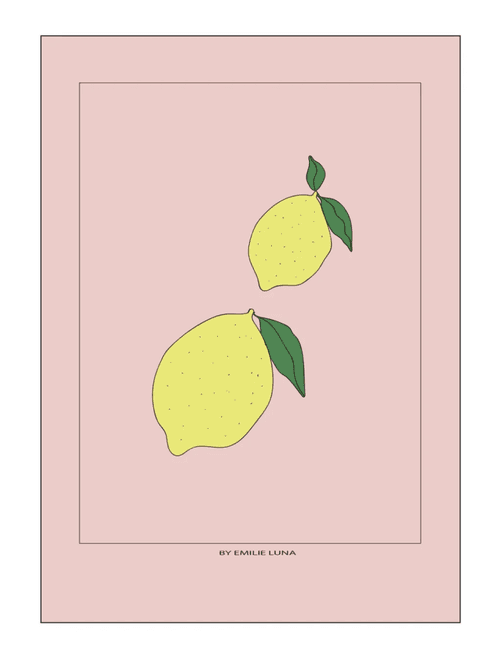 Hovedbilde PLAKAT - No9 - A3 -  Emilie Luna