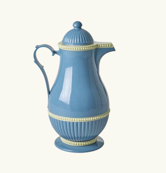 Hovedbilde TERMOKANNE – Vintage blå med lysegul – Rice