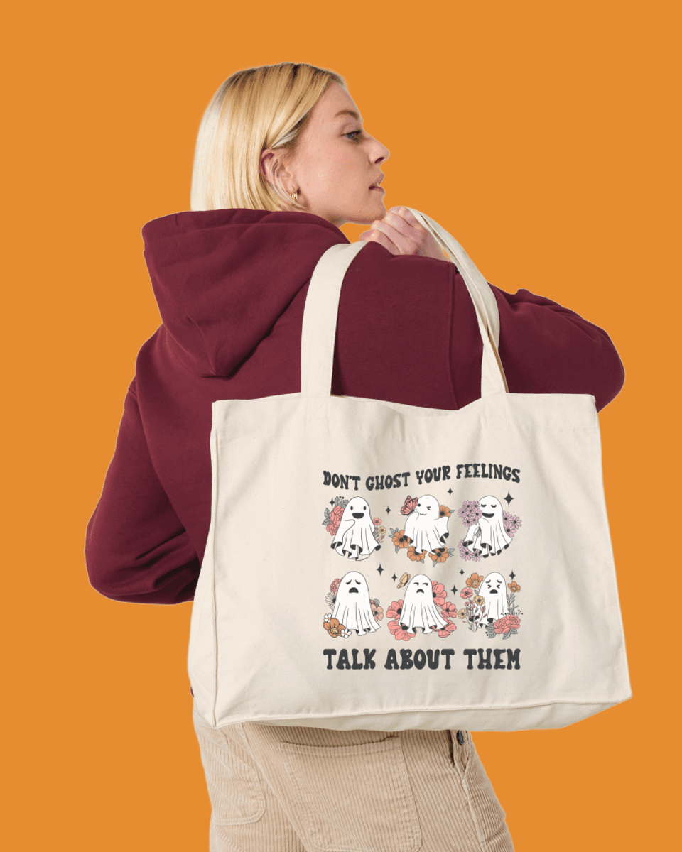 SHOPPINGBAG – Don’t Ghost Your Feelings – Festligtrykk