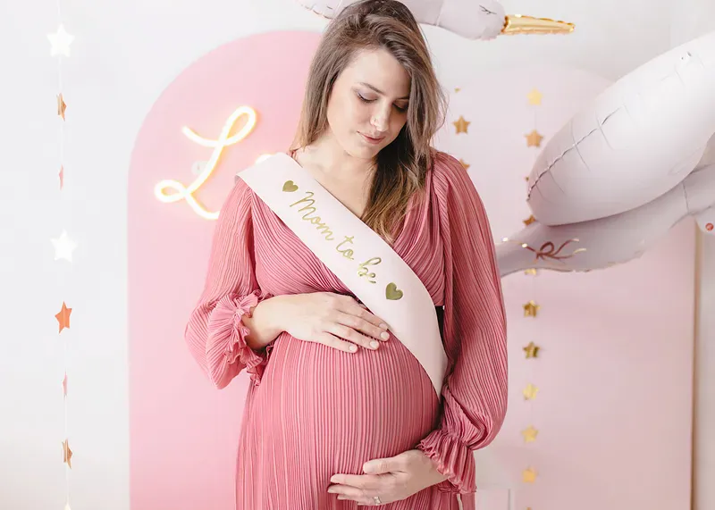 MAMMABÅND – Mom to be rosa – PartyDeco