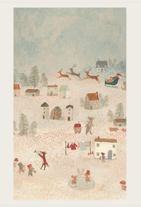 Hovedbilde GAVEPAPIR – Santa is coming – 10 m – ...