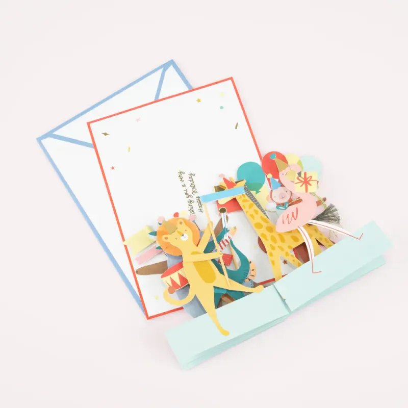 KORT – Dyreparade – Meri Meri
