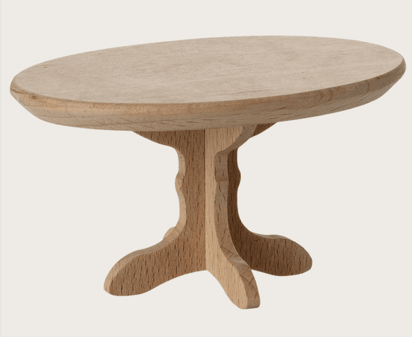 Hovedbilde KAFFEBORD TIL MUS – Ovalt naturtre – Maileg