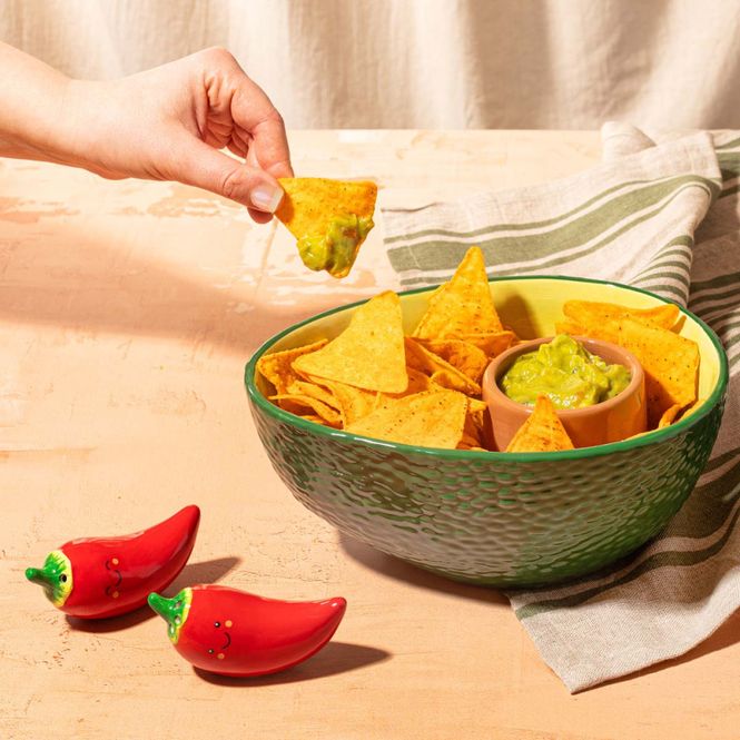 Hovedbilde SERVERINGSBOLLE – Avokado med dip – Sass & ...