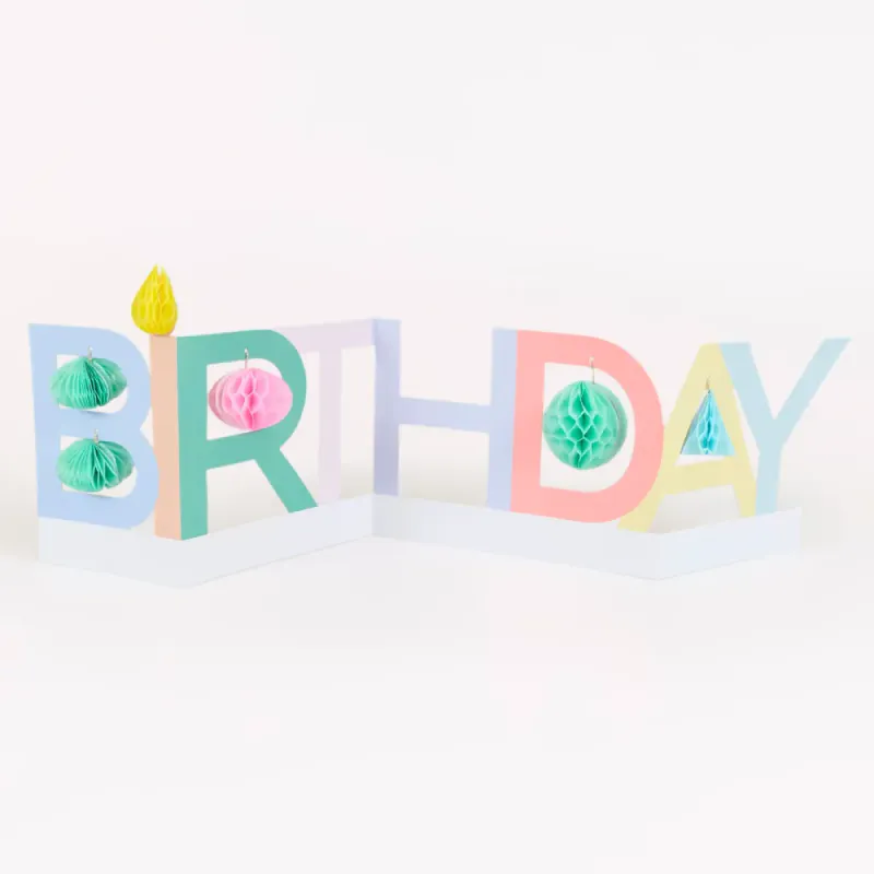 KORT – Happy Birthday Pop-Up – Meri Meri