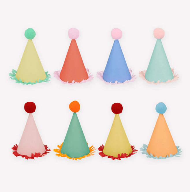 Hovedbilde PARTYHATTER – Mini – Dyreparade – 8-pk ...