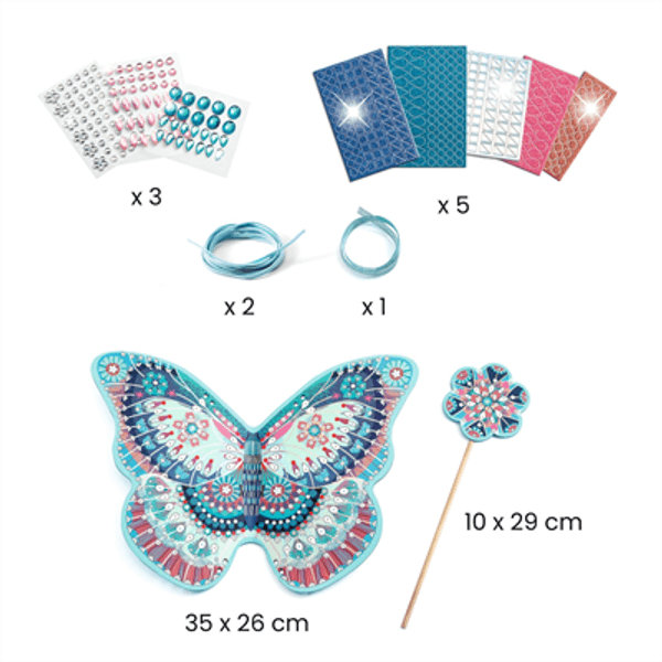 Hovedbilde HOBBYSETT DIY – Sommerfuglvinger & tryllestav – ...