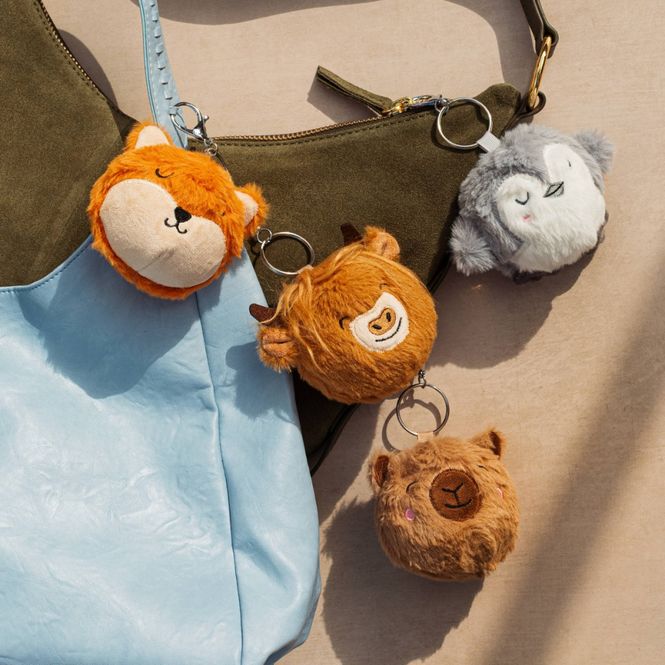 Hovedbilde NØKKELRING – Capybara – Stressball - Sass & ...
