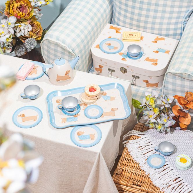 Hovedbilde TESETT I KOFFERT – Dachshund – Sass & Belle