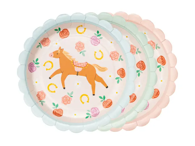 Hovedbilde PAPPASJETTER - Hester - Pastellmix - 6 pk - PartyDeco