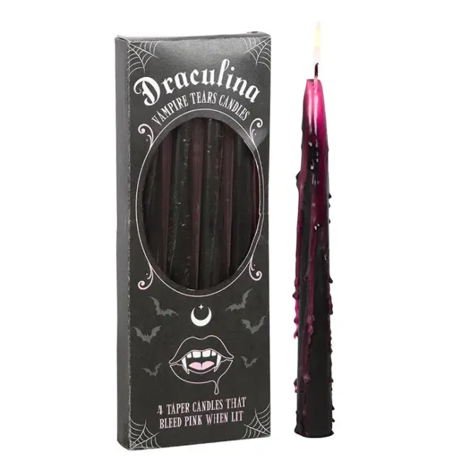 Hovedbilde STEARINLYS – Rennende rosa 4 pk. – Something ...