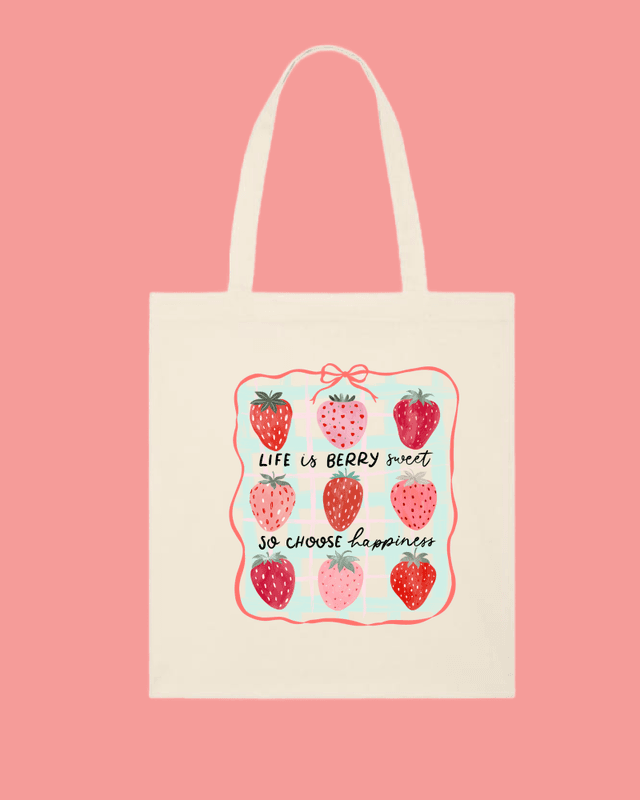 TOTEBAG – Life is Berry Sweet – Festligetrykk