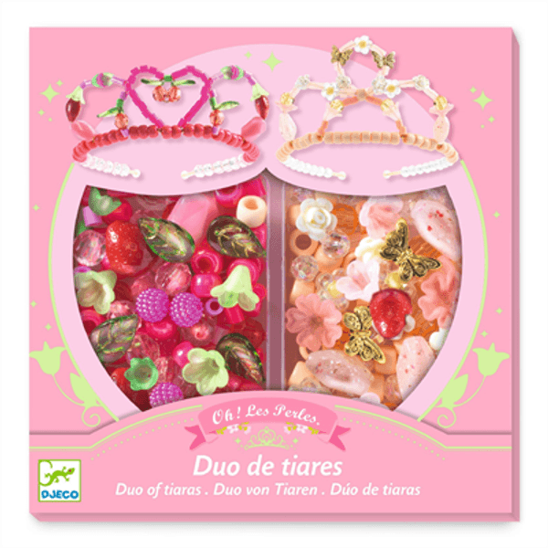 Hovedbilde PERLESETT – Tiaraer med blomster og bær – 240 ...