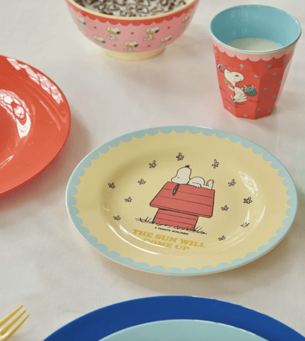 Hovedbilde ASJETT – Krem Snoopy Print – Rice x Peanuts