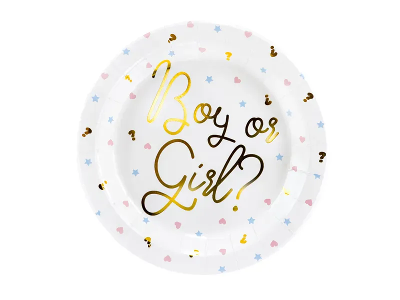 PAPPTALLERKENER – Boy or Girl – 6 pk – PartyDeco