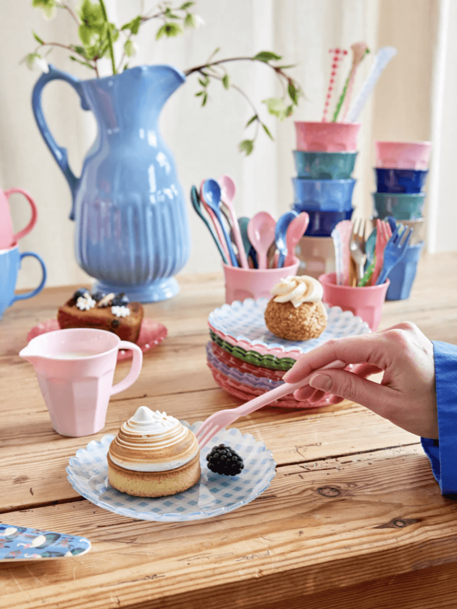 LITEN MUGGE – Rosa – Rice
