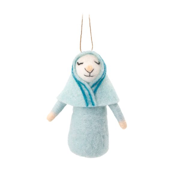 Hovedbilde JULETREPYNT – Julekrybbe med mus – 3 pk – ...