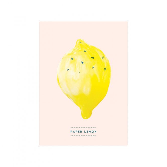 Hovedbilde PLAKAT - Paper Lemon - A3