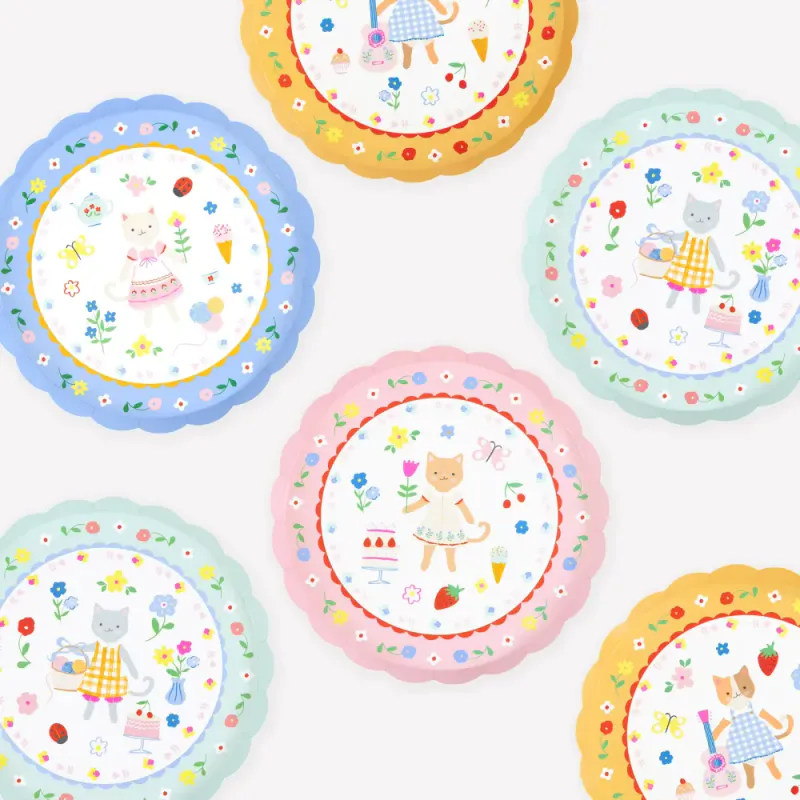 PAPPASJETTER  – Søte kattunger – 8 pk – Meri Meri