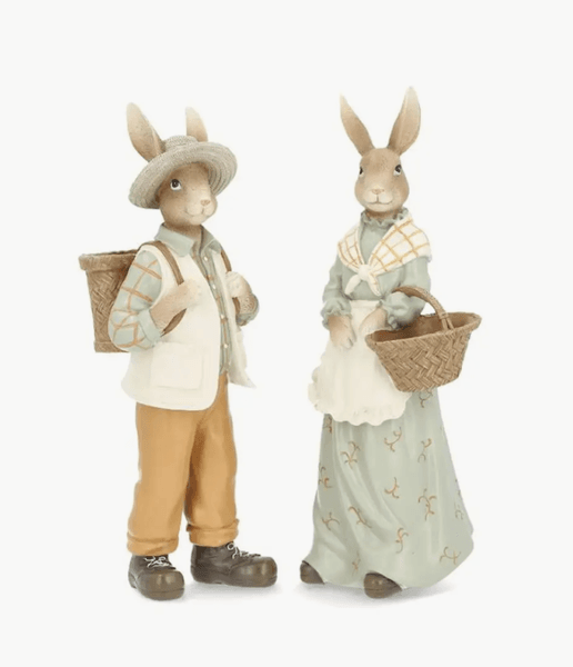 Hovedbilde PÅSKEPYNT – Kaninpar i vårstemning – Alot