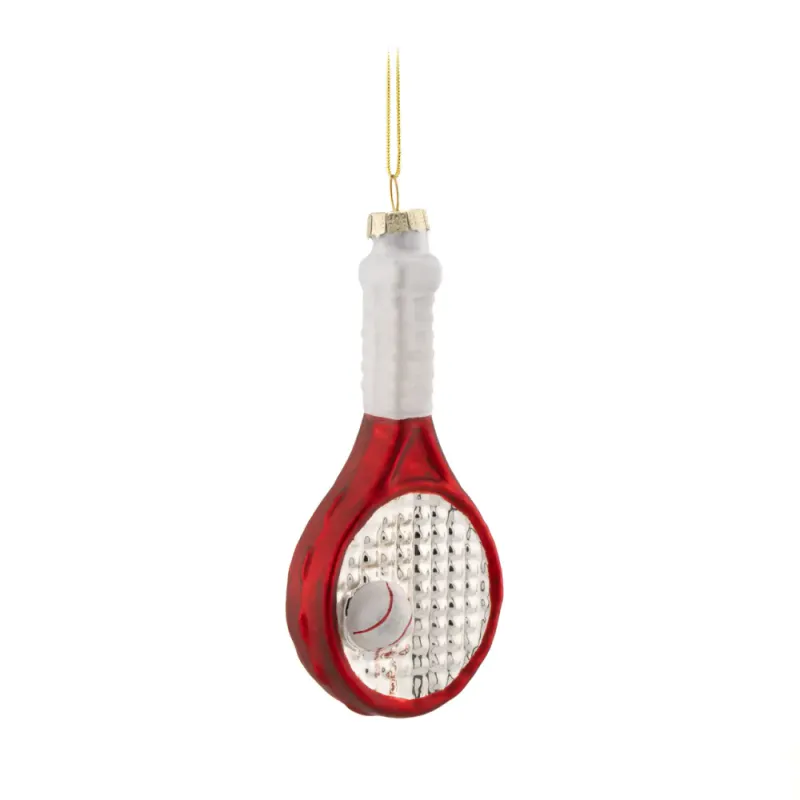 JULETREPYNT – Tennisracket med ball – Sass & Belle