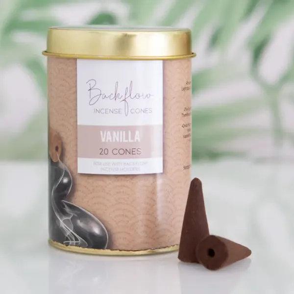 Hovedbilde RØKELSEKJEGLER – Vanilje røkelseskjegler – 20 ...