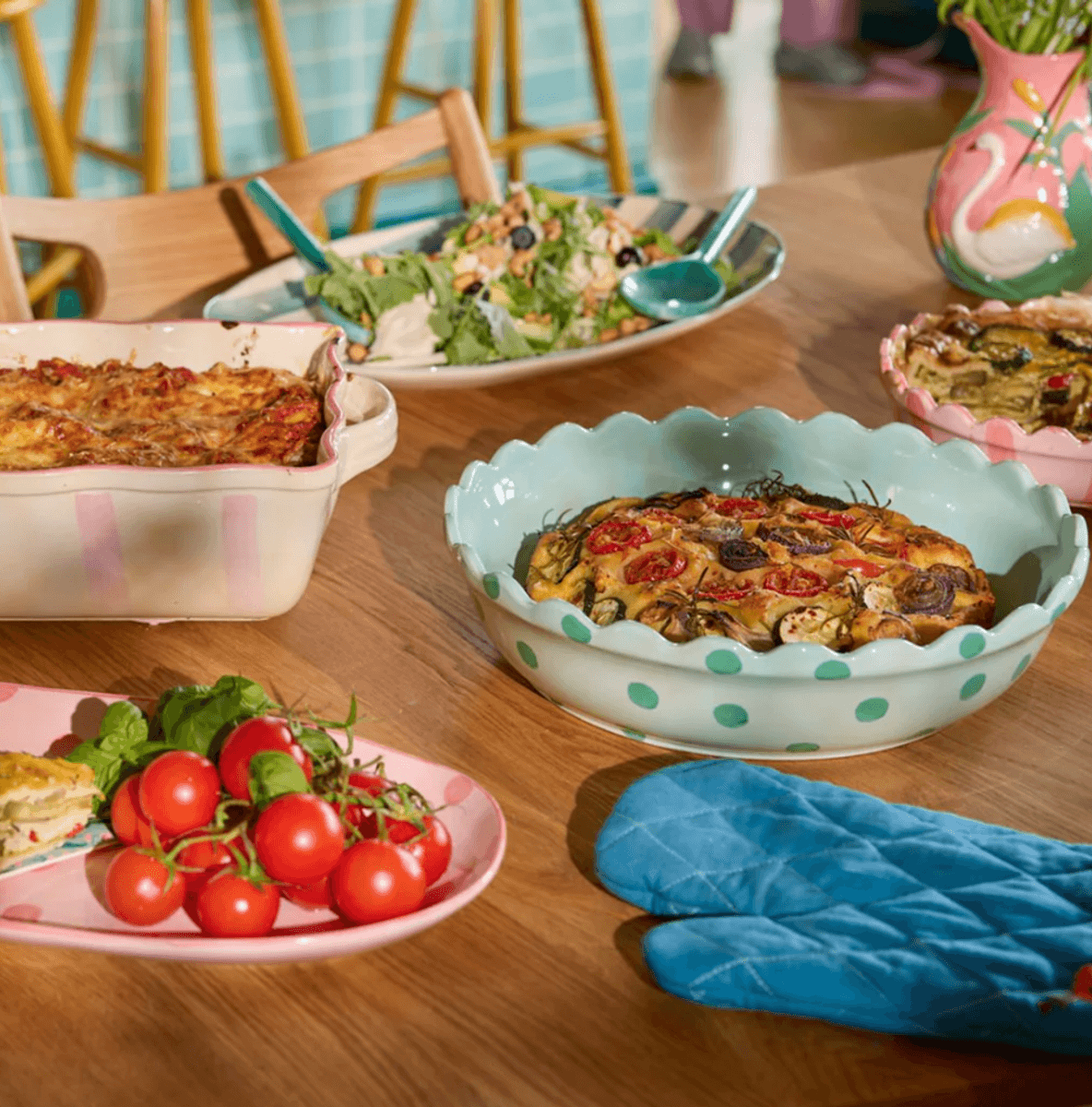 STOR ILDFAST FORM – Rosa striper – Rice