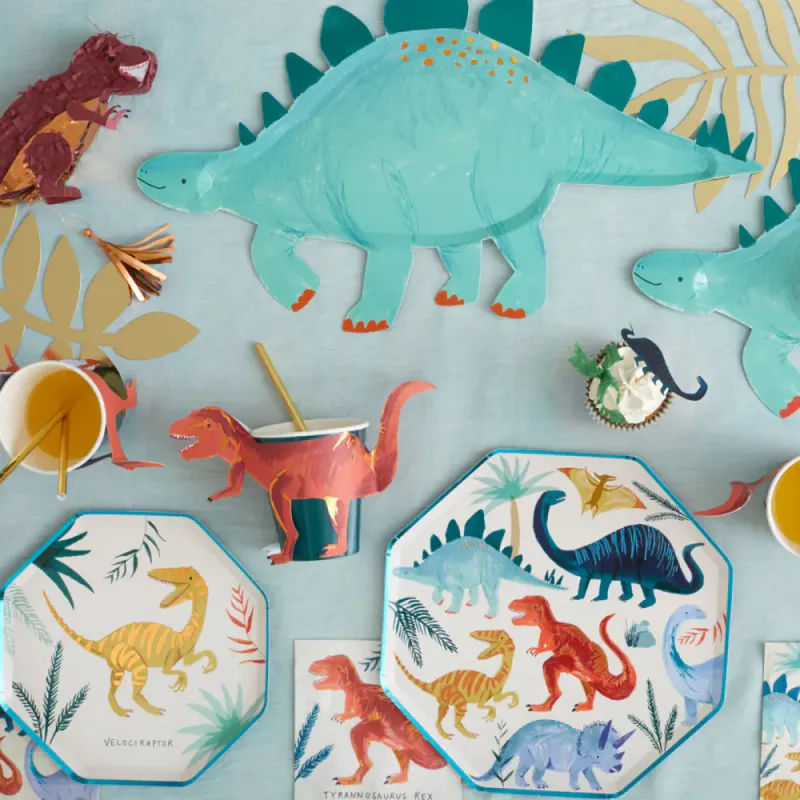 PAPPASJETTER – Dinosaurer Stegosaurus – 4-pk – Meri Meri