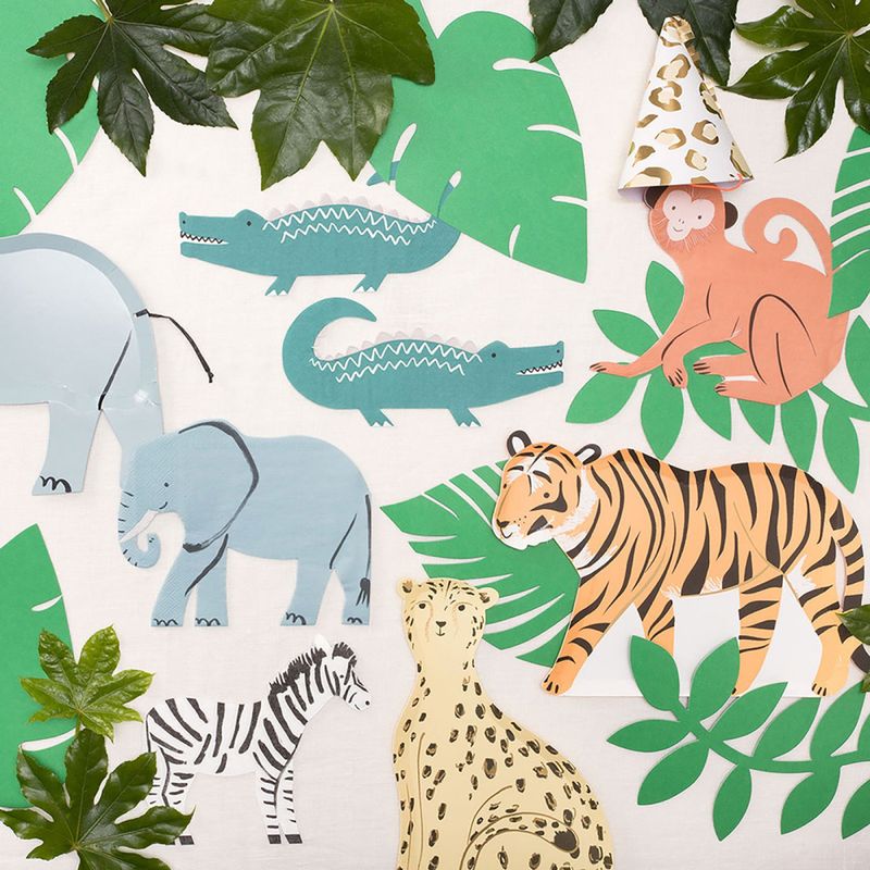 SERVIETTER – Elefant – 16-pk – Meri Meri