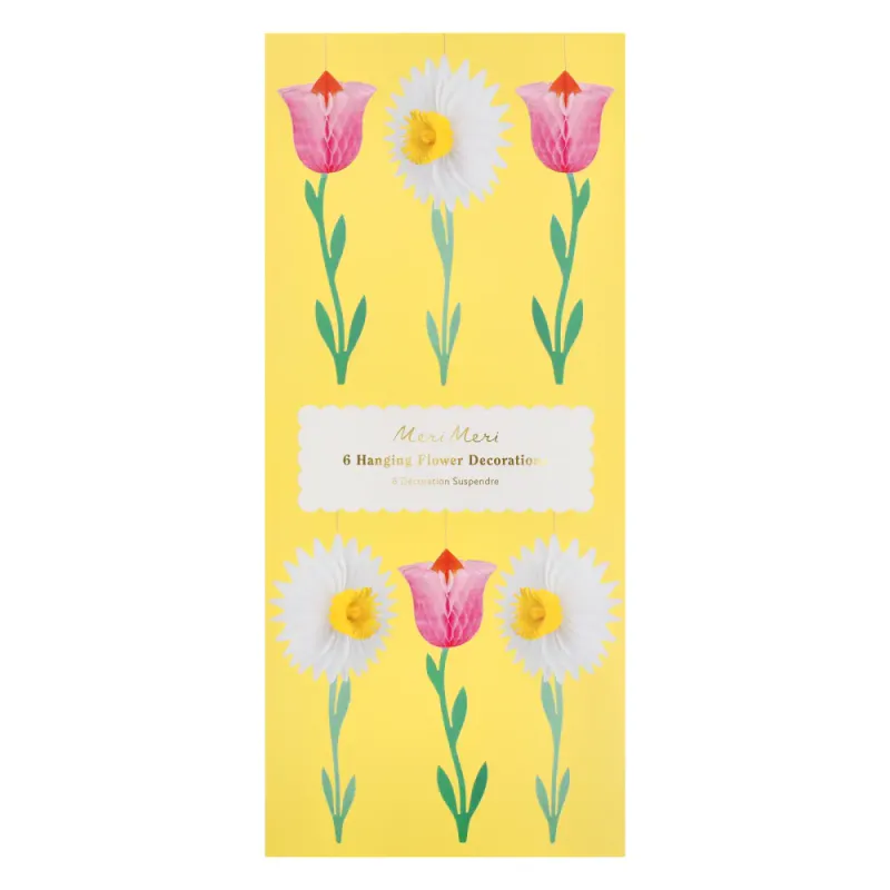 OPPHENG – Blomster honeycomb – 6 pk – Meri Meri
