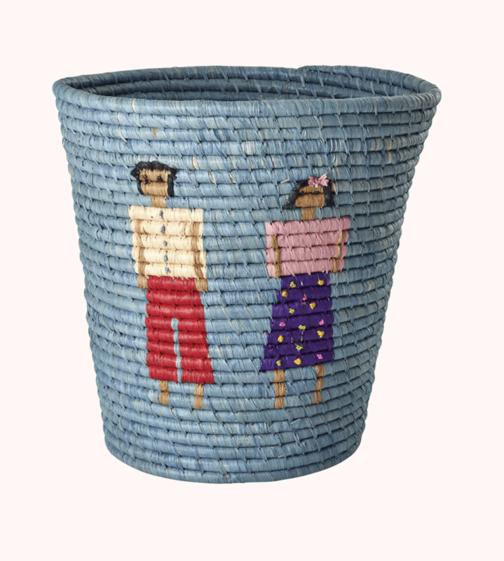 RUND KURV - Blå - People - Rice