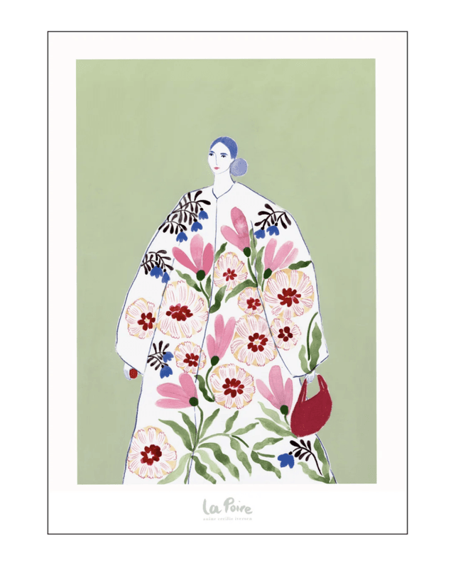 PLAKAT - Festive Coat - A3 - La Poire